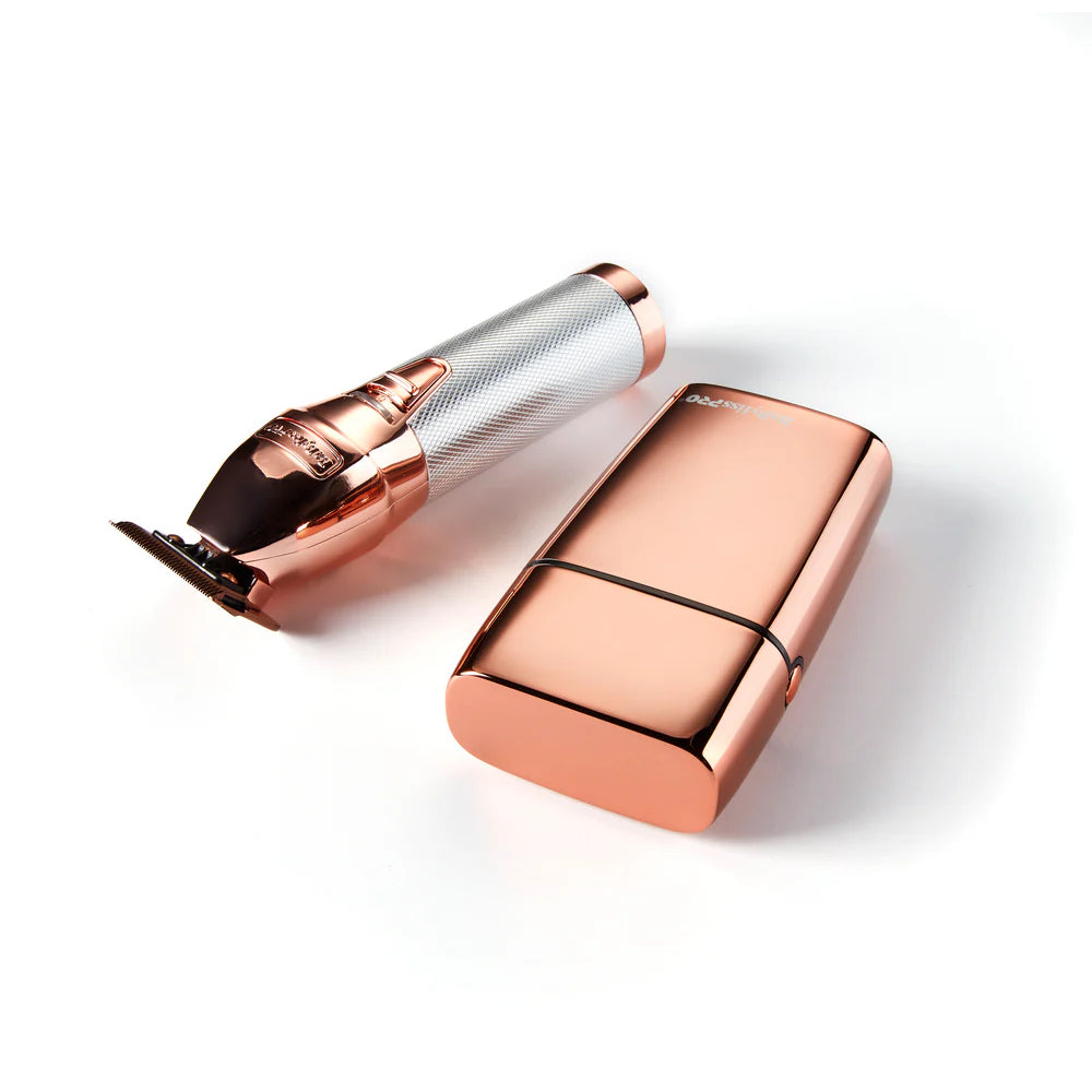 BaByliss PRO LimitedFX Rose Gold Trimmer & Double Foil Shaver Prepack (FXDUOFS2TRG)