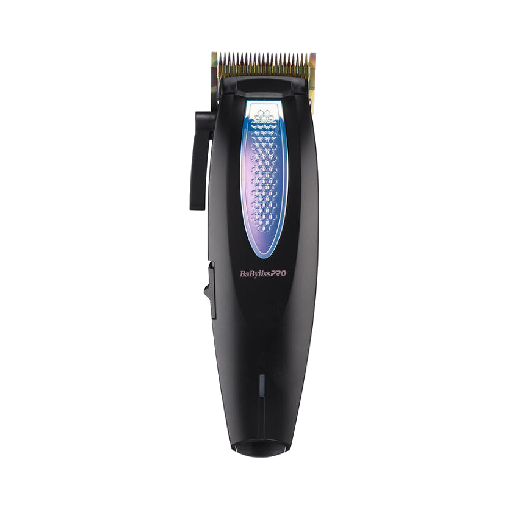 BaByliss Pro Limited Edition Iridescent Lithium FX+ Cord/Cordless Ergonomic Clipper & Trimmer Set (FX73HOLPKRB)