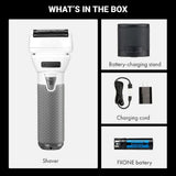 Babyliss Pro FXONE All-Metal Interchangeable-Battery Clipper, Trimmer, and Shaver - Frostbyte Limited Edition (Combo) (FX899TW/FX799TW/FX79FSTW)