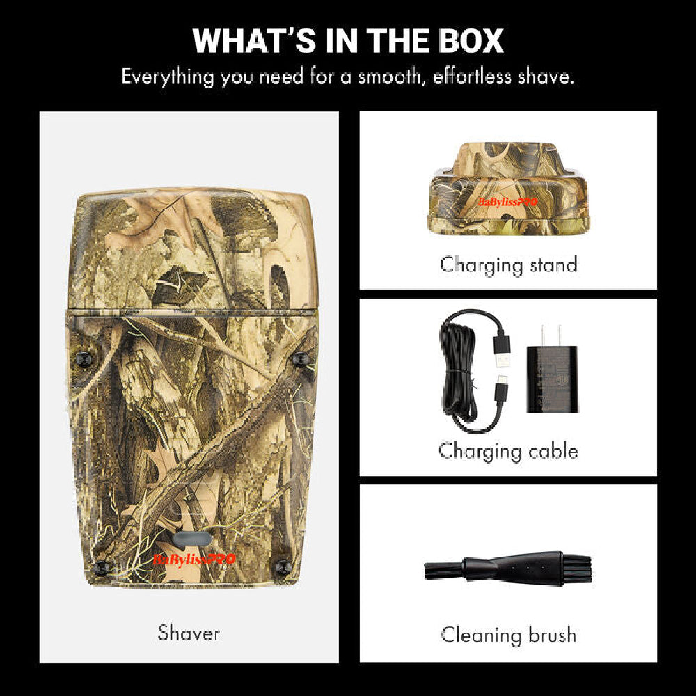 Babyliss Pro Limited Edition Camo Lo-PROFX Compact Single Foil Shaver (FXLPFS1CAM)