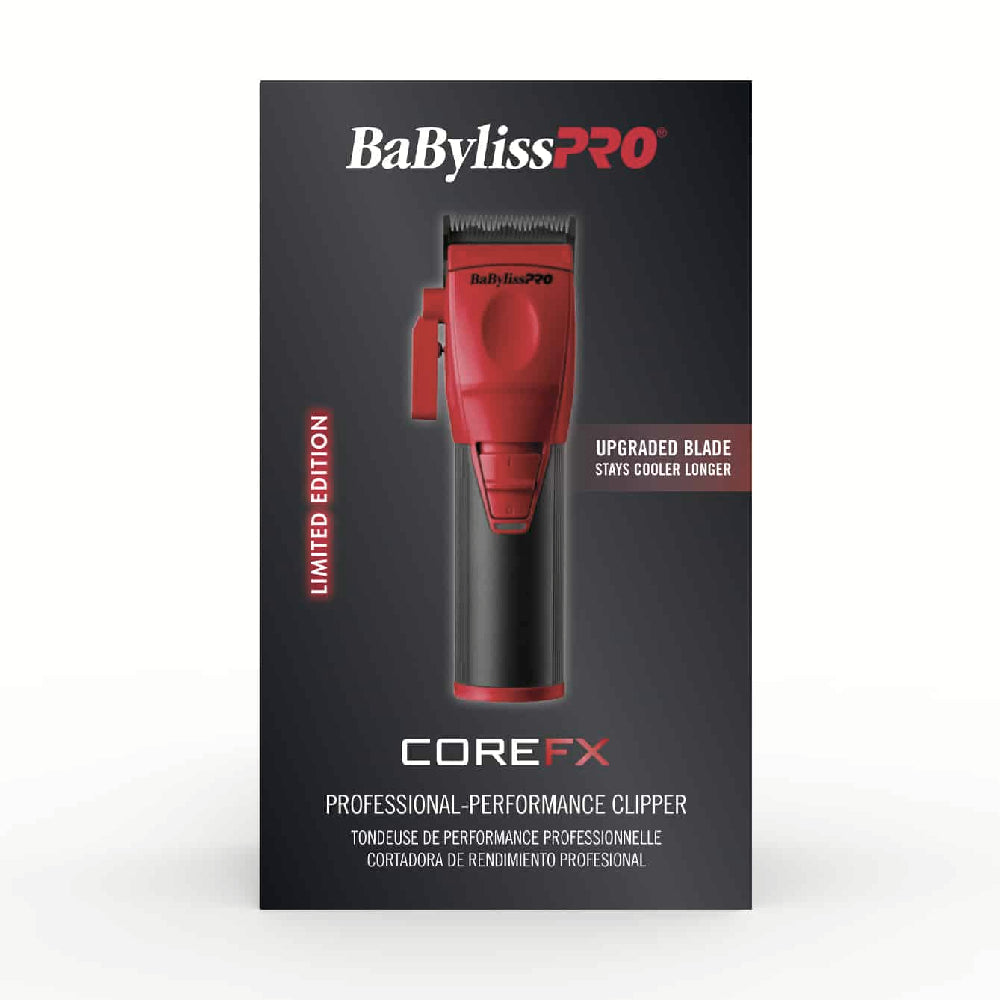 Babyliss Pro Limited Edition CoreFX Cordless Clipper - Red (FX86RD)