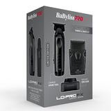 Babyliss Pro Limited Edition Lo-Pro FX Compact Cordless Trimmer & Foil Shaver Value Set - Black (FX72FSPKMB)