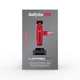 Babyliss Pro Limited Edition Metallic Red Lo-ProFX Compact High Performance Cordless Trimmer (FX72RD)