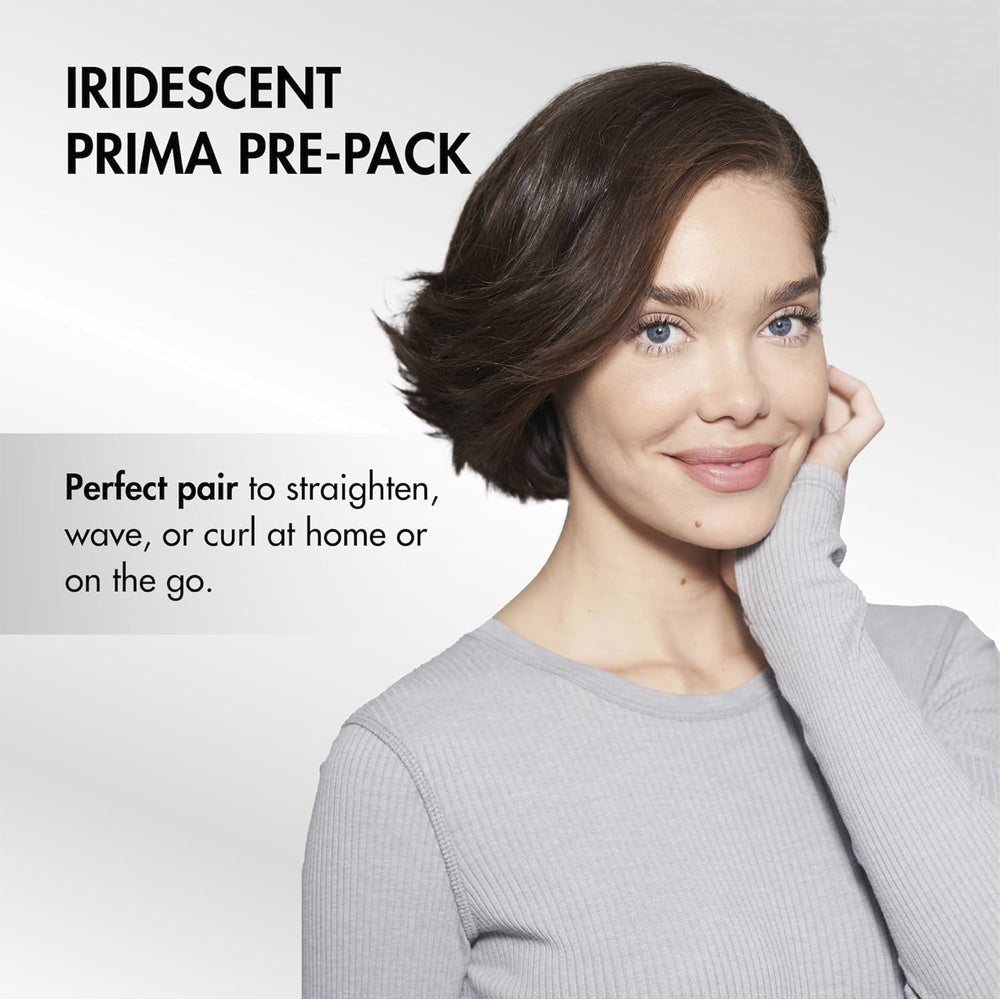 Babyliss Pro Limited Edition Nano Titanium Iridescent 1" Stainless Steel Prima 3000 & 3/4" Prima 2000 Flat Irons Value Set (BNTPK1RB)