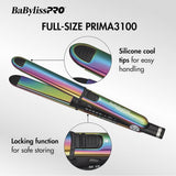 Babyliss Pro Limited Edition Nano Titanium Iridescent 1" Stainless Steel Prima 3000 & 3/4" Prima 2000 Flat Irons Value Set (BNTPK1RB)