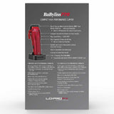 BabylissPro Lo-ProFX Compact Clipper Red #FX82RD