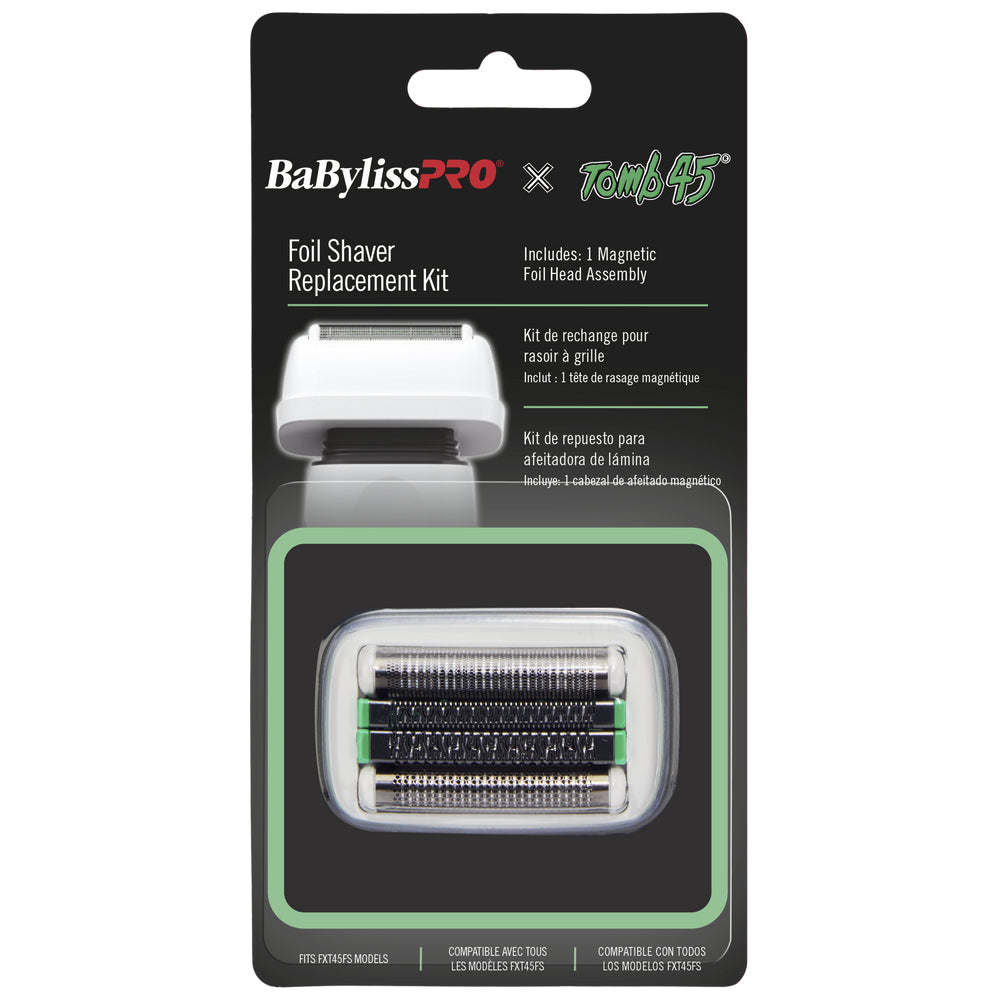 Babyliss Pro x Tomb45 Wireless Charging Double-Foil Shaver Replacement Foil (FXT45RF2W)