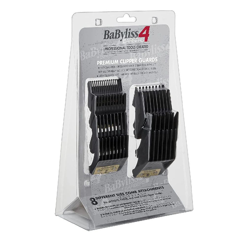 Babyliss Pro 8pc Premium Clipper Guard Set (FXPCG)