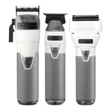 Babyliss Pro FXONE All-Metal Interchangeable-Battery Clipper, Trimmer, and Shaver - Frostbyte Limited Edition (Combo) (FX899TW/FX799TW/FX79FSTW)