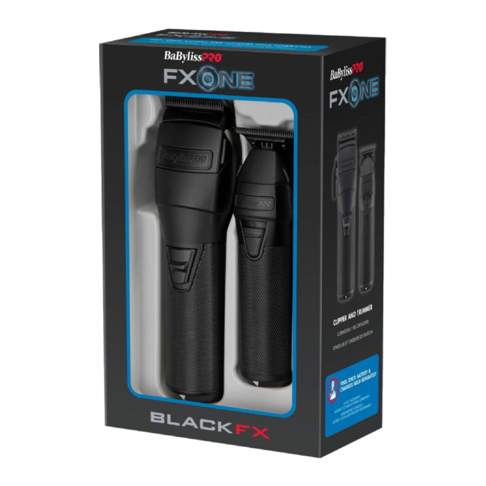 Babyliss Pro FXONE BlackFX Clipper & Trimmer Bundle - Tools Only (FX1CTMBTO)