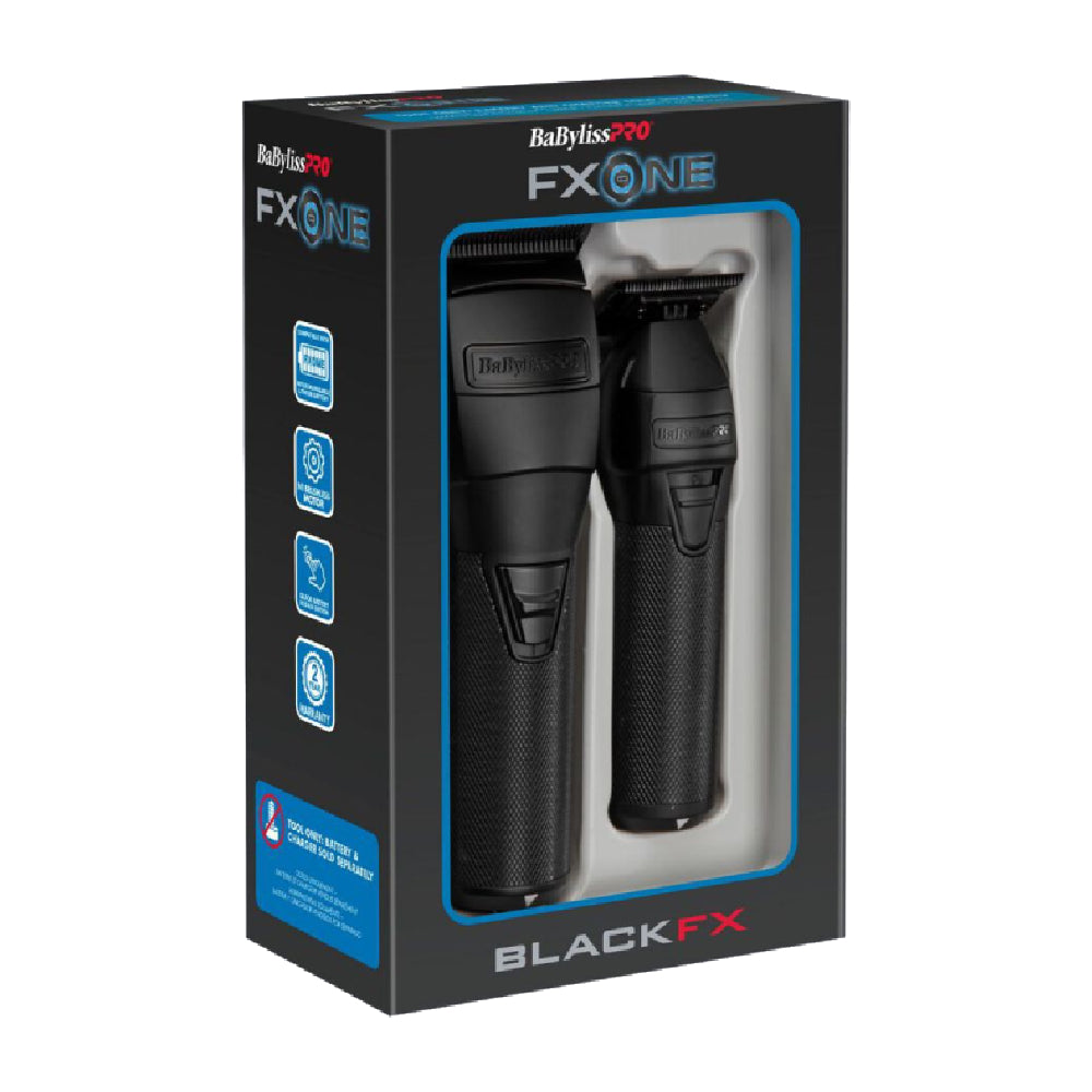 Babyliss Pro FXONE BlackFX Clipper & Trimmer Bundle - Tools Only (FX1CTMBTO)