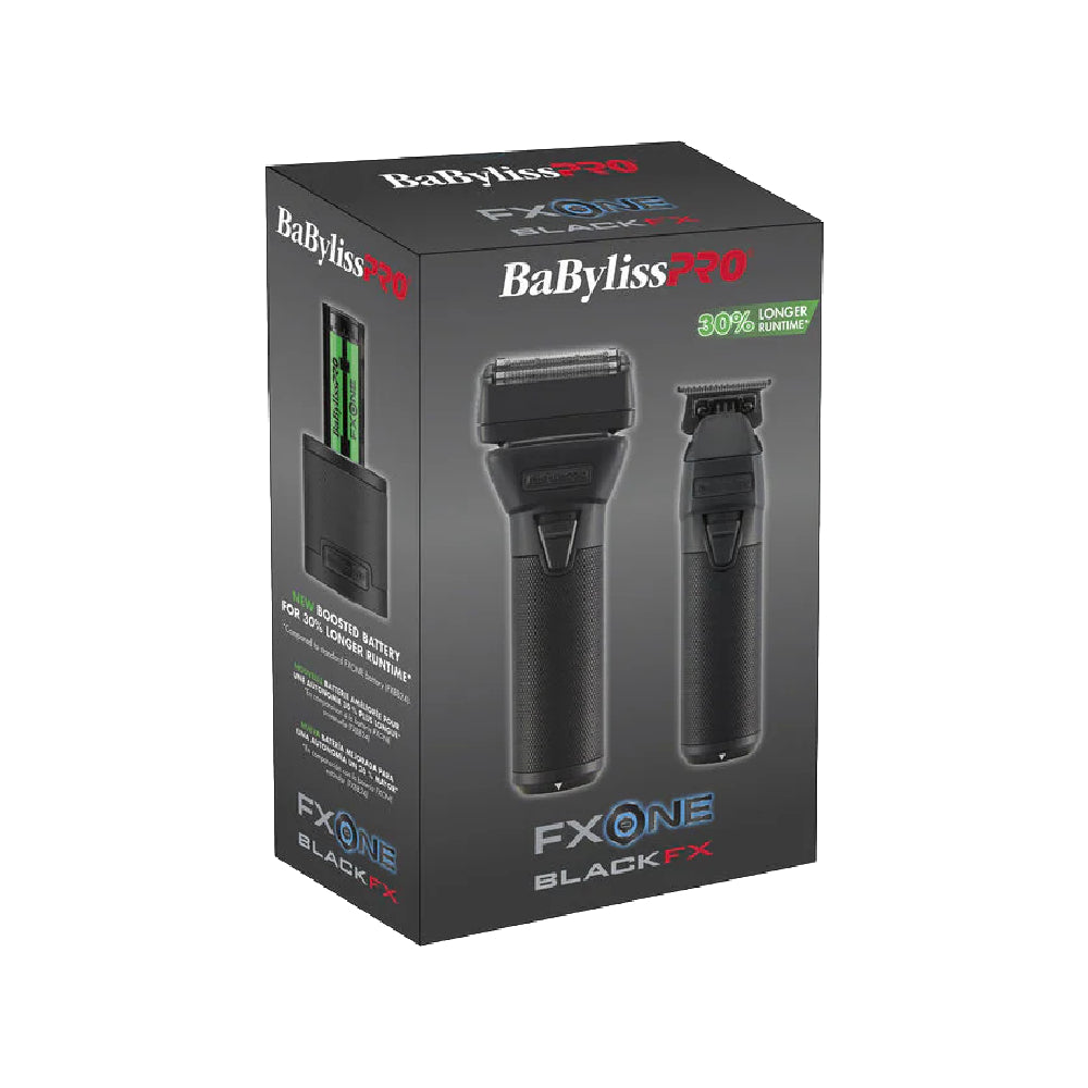 Babyliss Pro FXONE BlackFX Trimmer & Double Foil Shaver Set (FX1FSTMBPK)