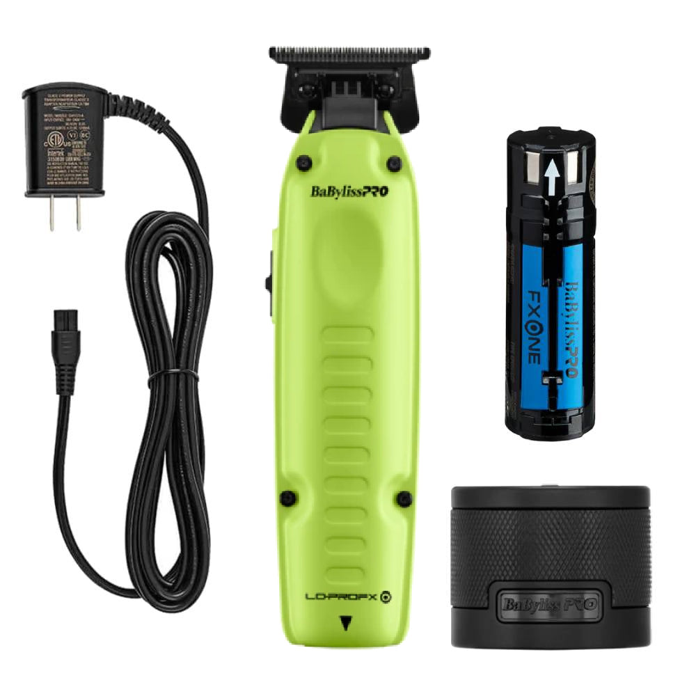 Babyliss Pro FXONE Low-Profile Neon Yellow Interchangeable Cordless Trimmer (FX729NYLT)