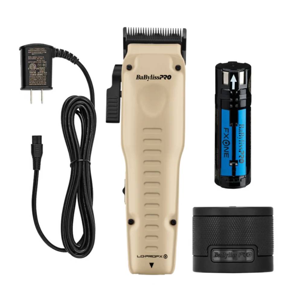 Babyliss Pro FXONE Low-Profile Sand Interchangeable Battery Clipper (FX829SDLT) - TOOL ONLY