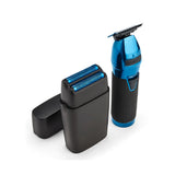 Babyliss Pro LimitedFX Black & Blue Trimmer & Double-Foil Shaver Prepack (FXDUOFS2TBL)