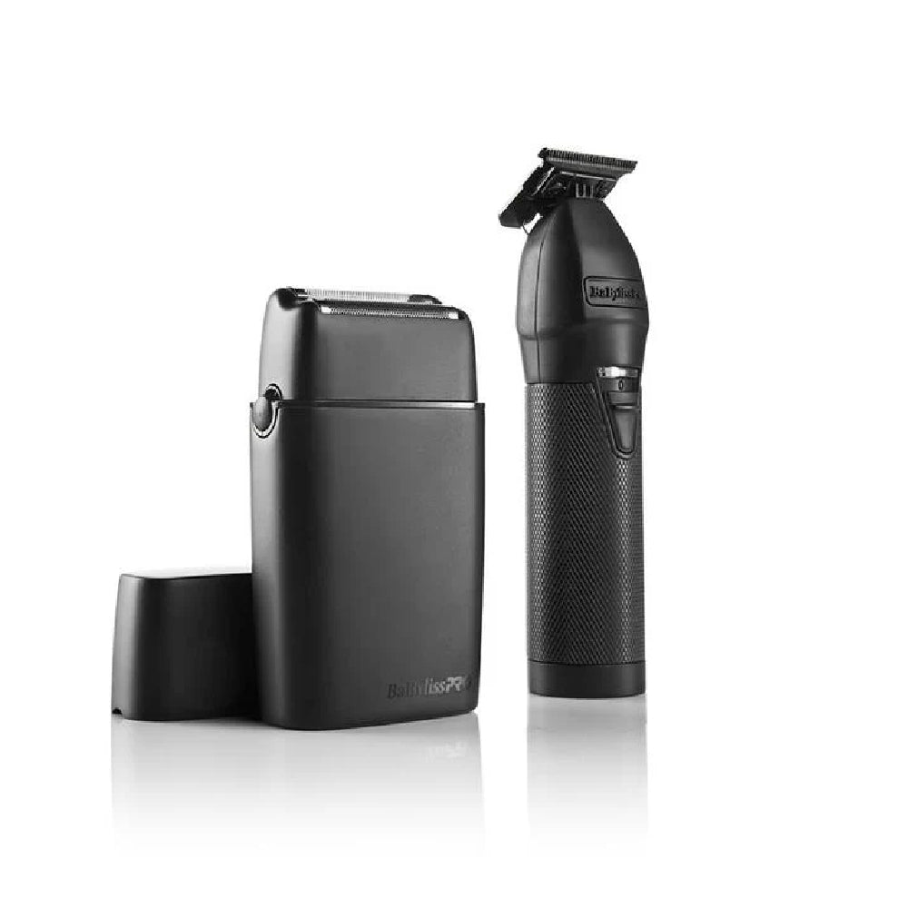 Babyliss Pro LimitedFX Matte Black Trimmer & Double-Foil Shaver Prepack (FXDUOFS2TMB)
