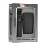 Babyliss Pro LimitedFX Matte Black Trimmer & Double-Foil Shaver Prepack (FXDUOFS2TMB)