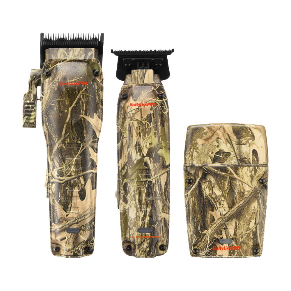 Babyliss Pro Limited Edition Camo Lo-PRO FX Compact Clipper, Trimmer, Shaver (Combo) (FX82CAM FX72CAM FXLPFS1CAM)