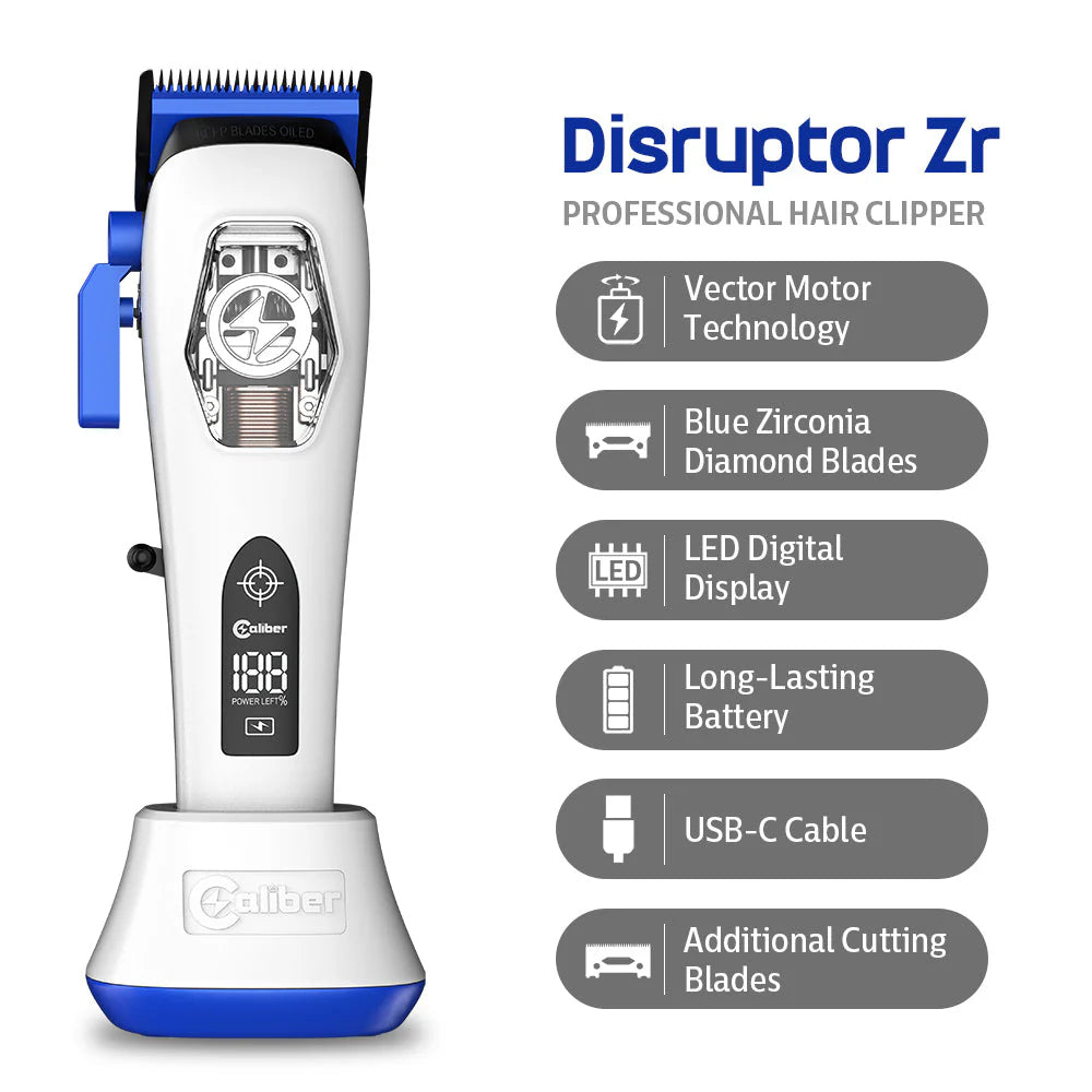 Caliber Pro Disruptor ZR Vector Motor Digital Display Professional Clipper