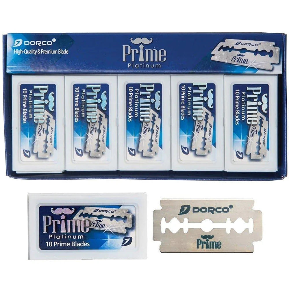 Dorco Prime Platinum Double-Edge Razor Blades (STP301)