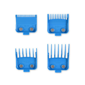 Gamma+ Dub Magnetic Tight Clipper Guards - Cyan Blue (4 Pack) (GPTGB)-Clipper Vault