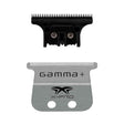 Gamma+ X-Pro Stainless Steel Blade + Black Carbon Diamond DLC The One Cutting Trimmer Blade Set (GP528SB)-Clipper Vault