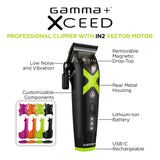 Gamma+ XCEED Professional IN2 Vector Motor Cordless Clipper (GP609B) [PRE-ORDER]