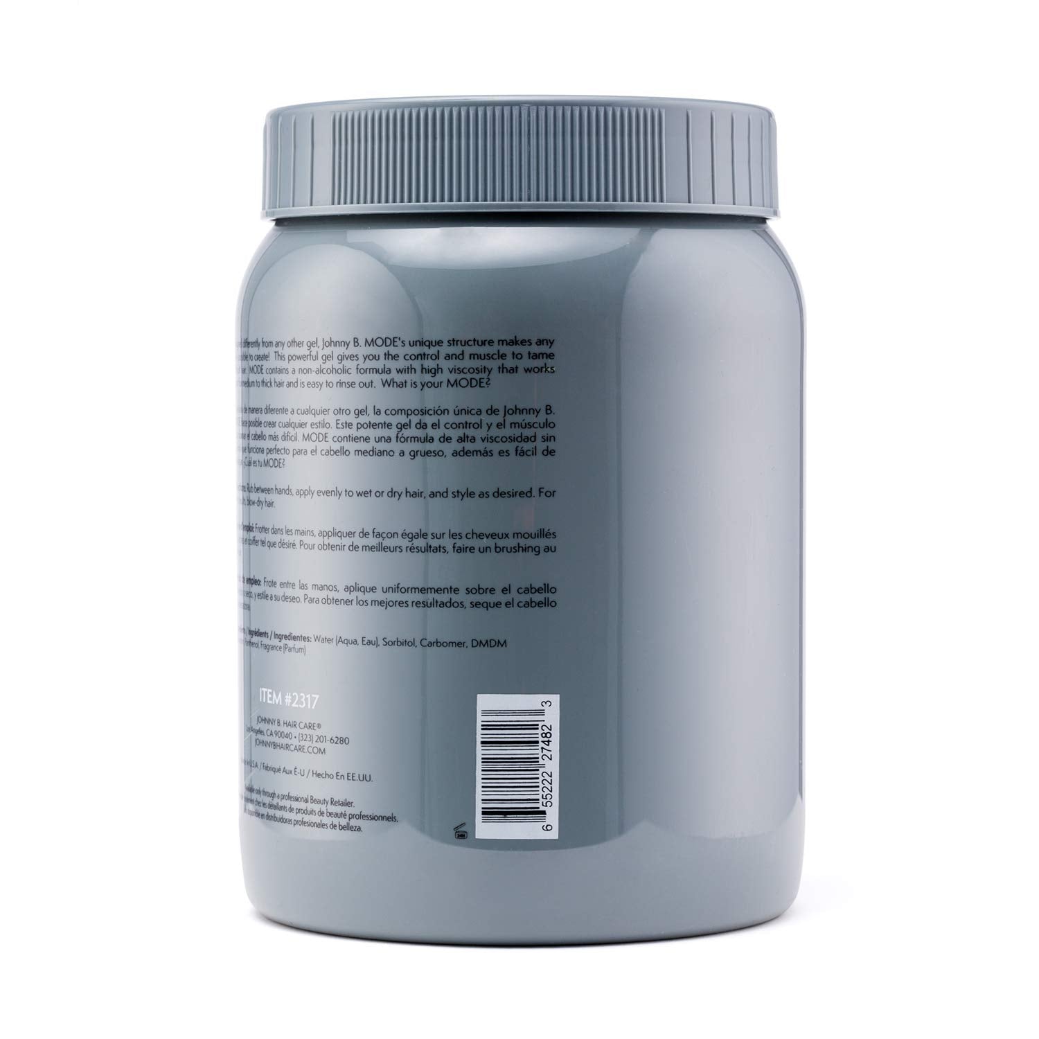 Johnny B. Mode Professional Hair Styling Gel (64oz)