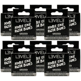 L3VEL3 Double Edge Chromium Ceramic Platinum Replacement Razor Blades