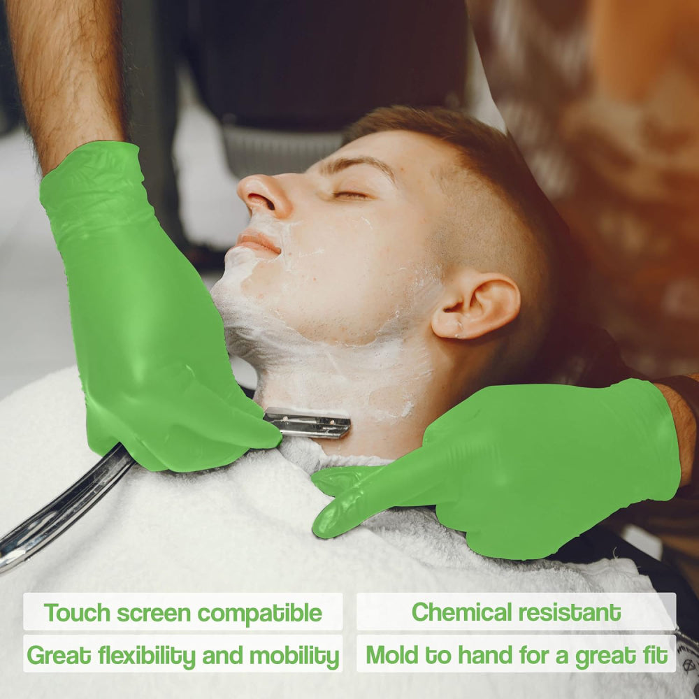 L3VEL3 Professional Nitrile Gloves 100 Pack - Lime