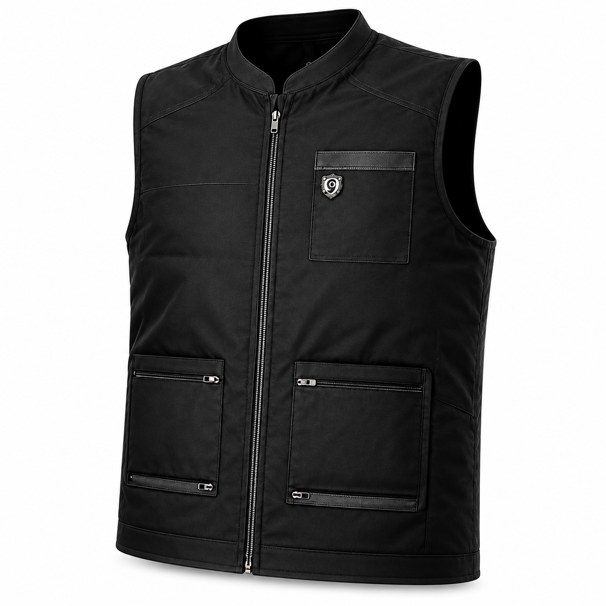 Premium Black Barber Vest – Professional Barber Vest