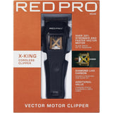 Red PRO X-King Vector Cordless Clipper