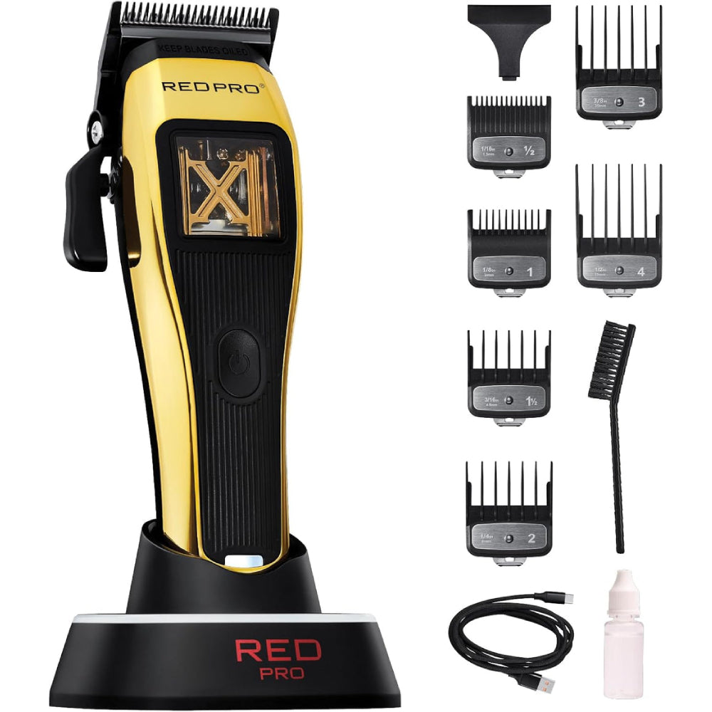 Red PRO X-King Vector Cordless Clipper