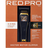 Red PRO X-King Vector Cordless Clipper