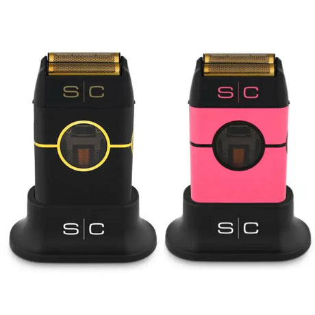 StyleCraft Instinct Metal Double Foil Shaver w/ IN2 Vector Motor & Intuitive Torque Control (SC807)-Clipper Vault