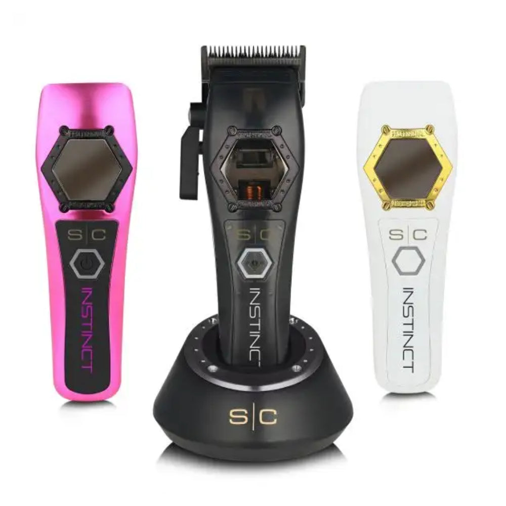 StyleCraft Instinct Metal Edition Cordless Hair Clipper w/ IN2 Vector Motor & Intuitive Torque Control (SC611M)-Clipper Vault