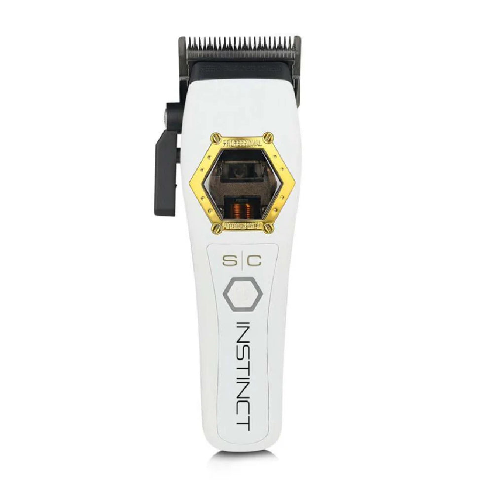 StyleCraft Instinct Metal Edition Hair Clipper w/ Instinct Metal Edition Trimmer w/ Instinct Metal Double Foil Shaver (SC611M, SC410M, SC807) [COMBO]-Clipper Vault
