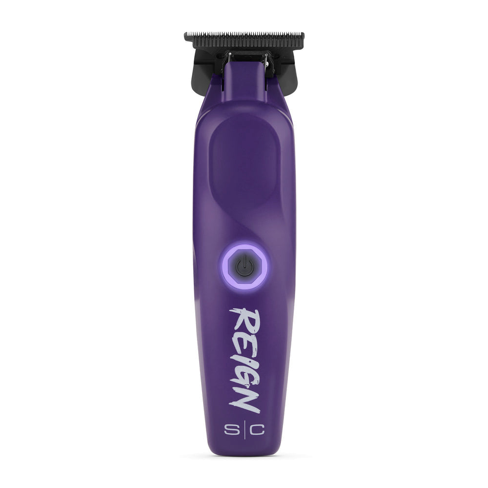 StyleCraft Reign EON Digital Brushless Motor Cordless Clipper + Trimmer - Purple (Combo) (SC620P/SC422P)