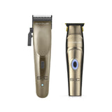 StyleCraft Rogue Clipper/Trimmer Combo Set w/ Microchipped Magnetic Motor - Metallic Matte Gunmetal (SC201N)
