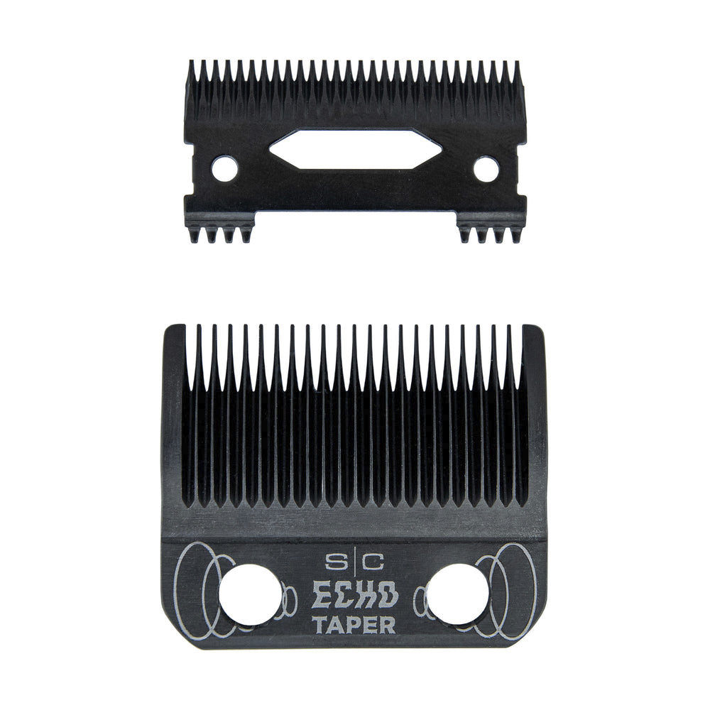 StyleCraft Fixed DLC ECHO Taper Blade & DLC Echo Deep Cutter - Black (SC553B)
