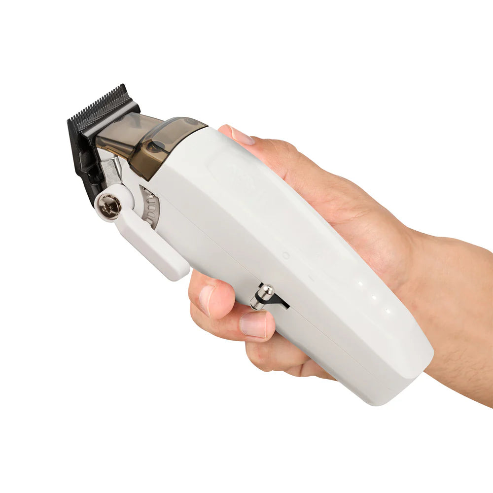 StyleCraft Limited Edition Saber II Cordless Digital Brushless Motor Clipper + Trimmer - White (SC619/SC421W) (Combo) [PRE-ORDER]