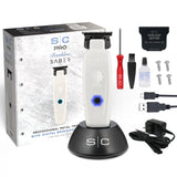 StyleCraft Limited Edition Saber II Cordless Digital Brushless Motor Clipper + Trimmer - White (SC619/SC421W) (Combo) [PRE-ORDER]