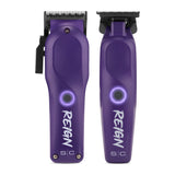 StyleCraft Reign EON Digital Brushless Motor Cordless Clipper + Trimmer - Purple (Combo) (SC620P/SC422P)