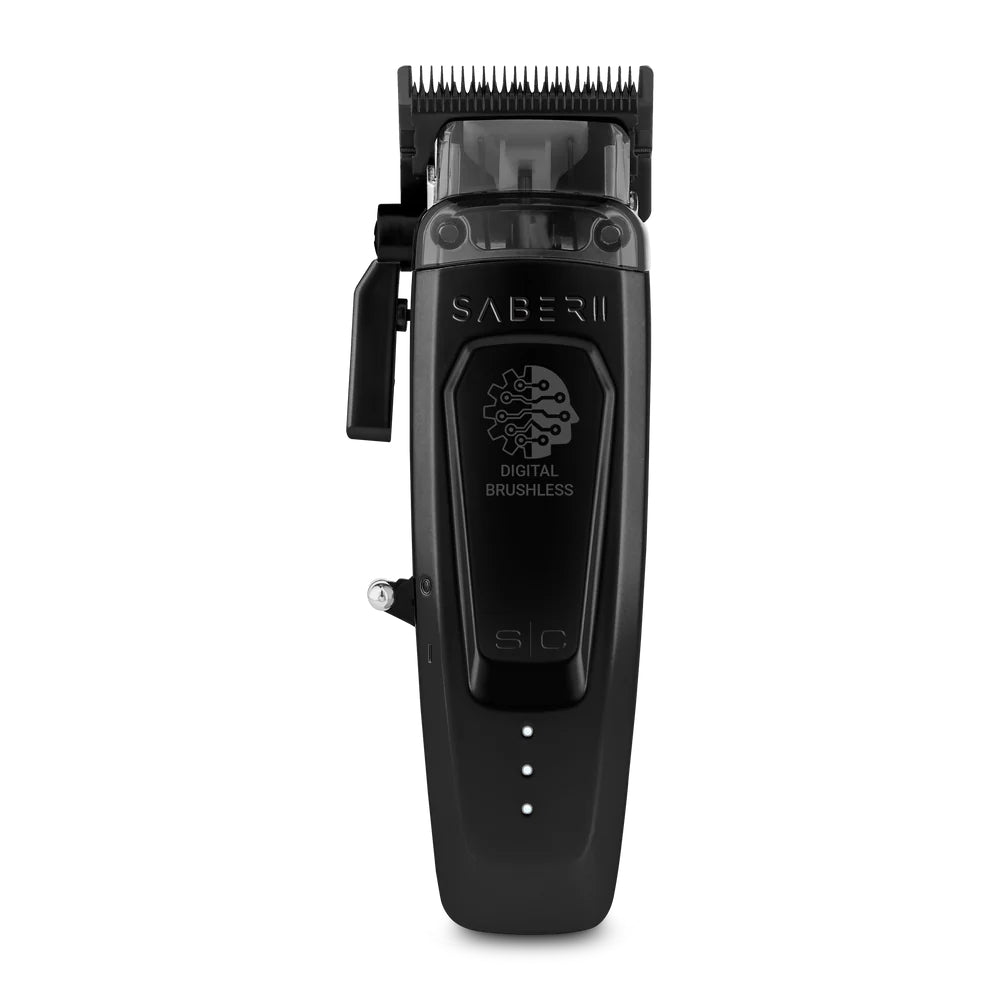 StyleCraft Saber 2.0 Cordless Modular Clipper w/ High-Torque Digital Brushless Motor - (Black or Gold) (SC617)