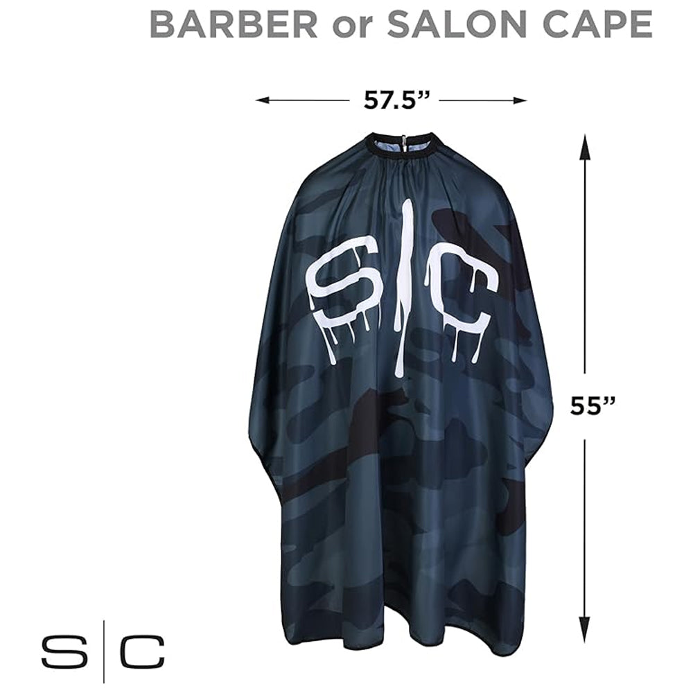 StyleCraft Black Camo Cutting Cape-Clipper Vault