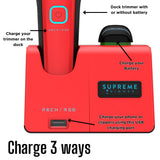 Supreme Trimmer Recharge Trimmer with Removable Battery and Smart Charging Base (ST777)