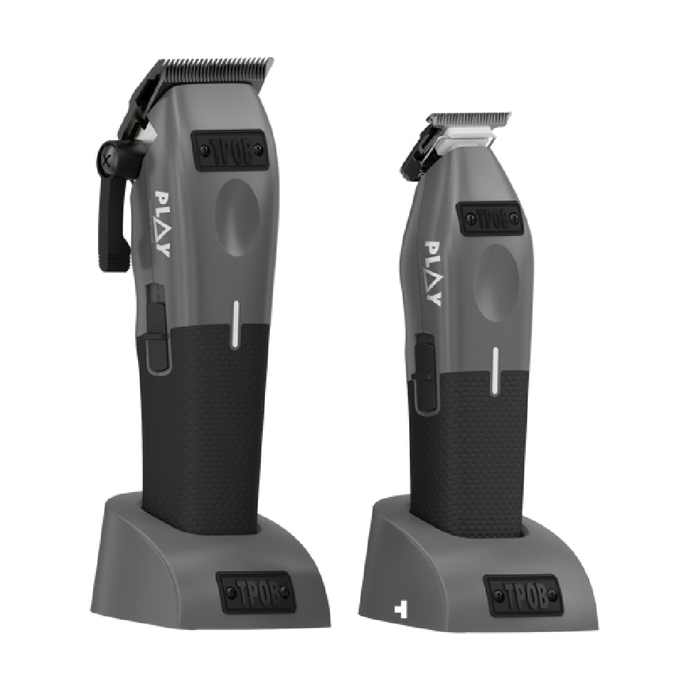 TPOB Play Gun Metal Grey Bundle (Clipper & Trimmer)