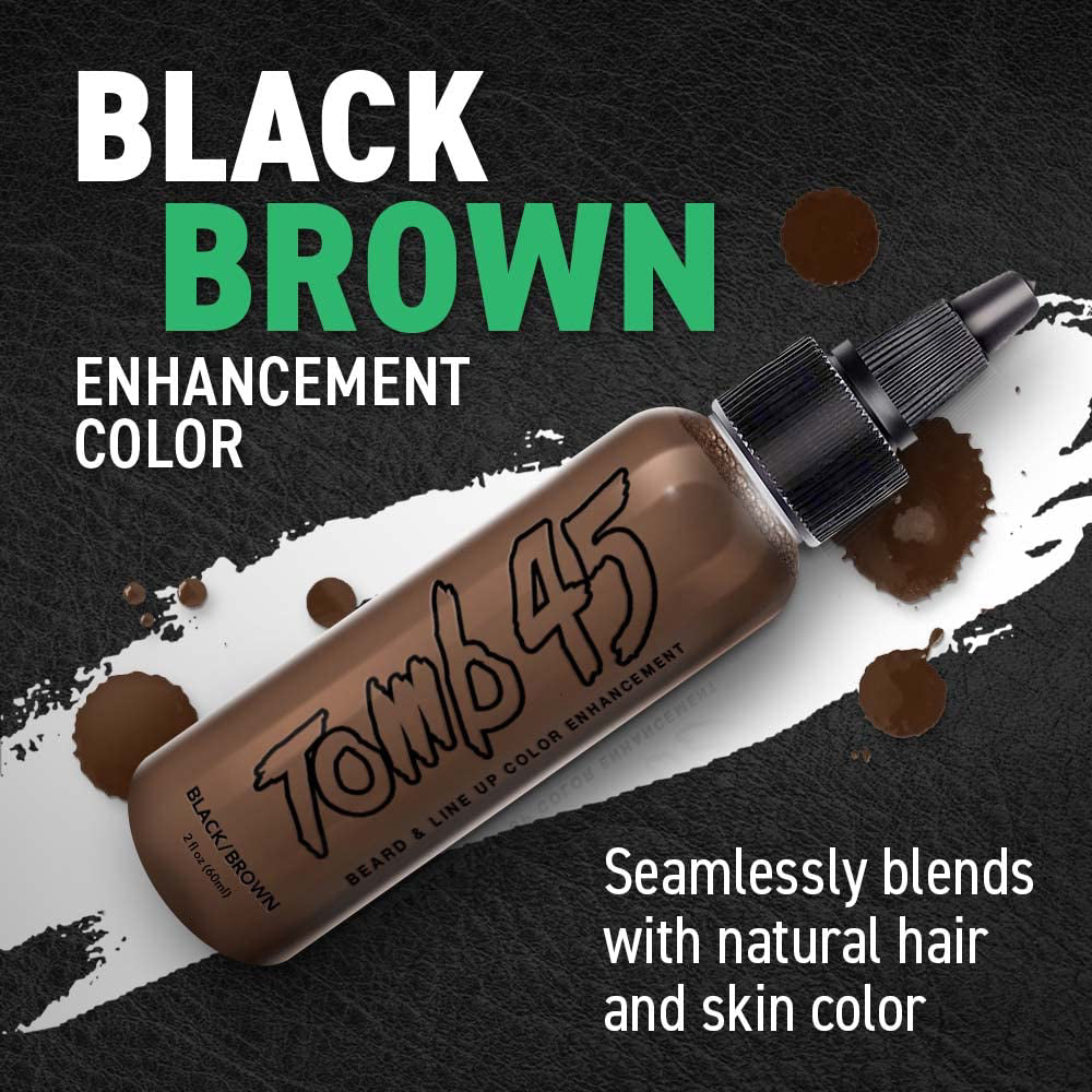 Tomb45 No Drop Enhancement Color for Beard & Line Up - Brown / Black