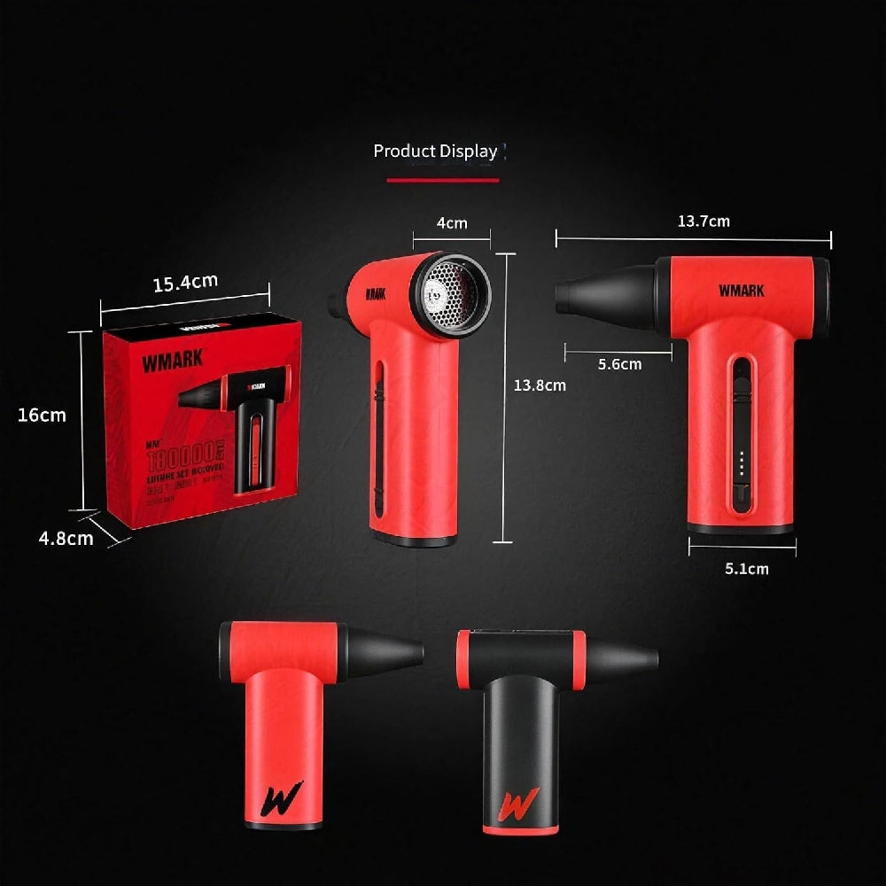 WMARK Turbo High-Speed Cordless Jet Blower (Red) (NG-TB001)