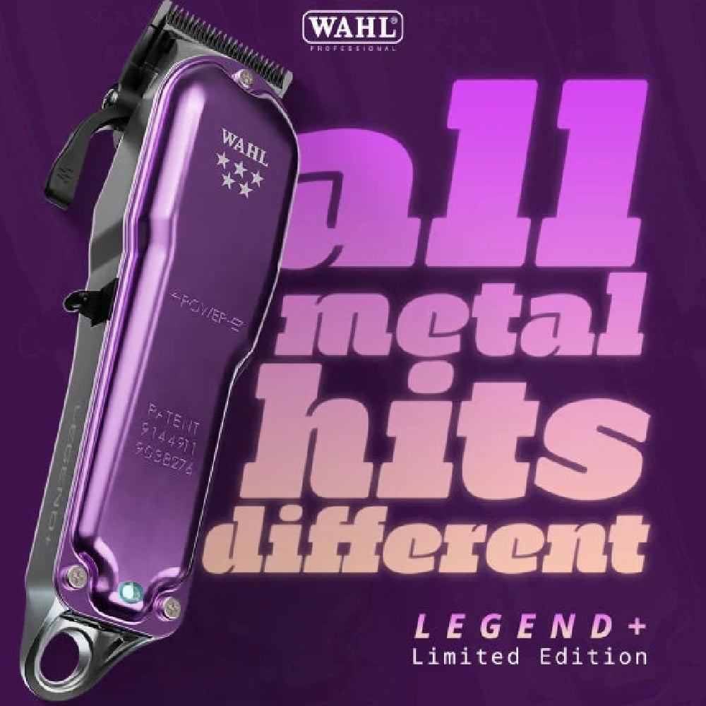 Wahl Professional All-Metal Legend+ Cord/Cordless Clipper (Green / Purple)